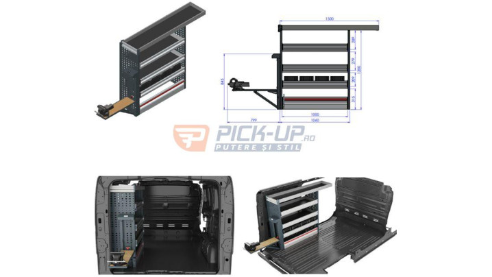 Car furniture  Renault Trafic 2014 RHP MR4