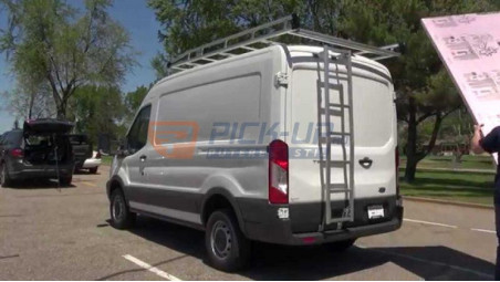 Aluminum ladder rear door Ford Transit PDE ALLAD