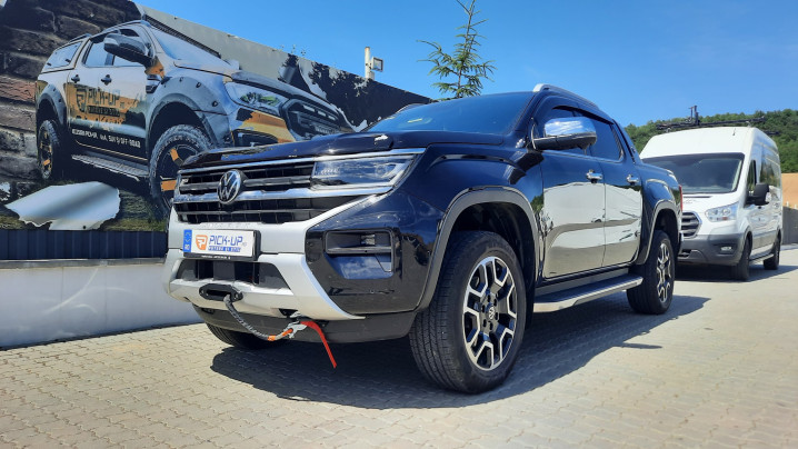 Montare troliu + suport troliu, deflector capota pentru Volkswvagen Amarok 2024
