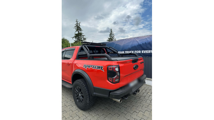 Roll cover, rollbar, , ledbar installed on Ford Ranger Raptor 2023