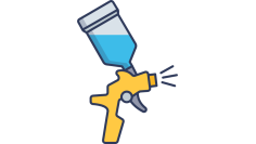 Painted to color code 2