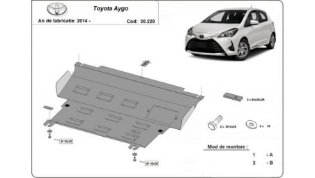 SCUT MOTOR 30.220 TOYOTA AYGO 2014+
