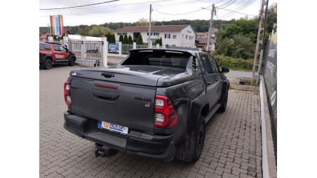 Tonneau Sport Cover, bed liner installed on Toyota Hilux GR Sport II