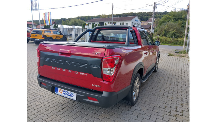 Montare închidere de benă și rollbar negru pe SsangYong Musso Grand 2025