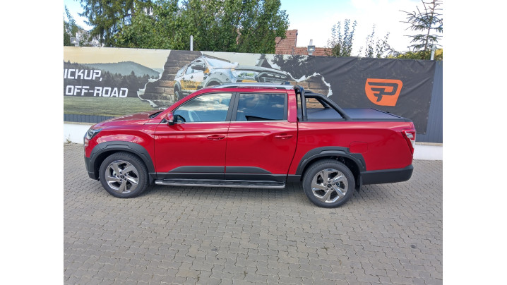 Montare închidere de benă și rollbar schwarz pe SsangYong Musso Grand 2025