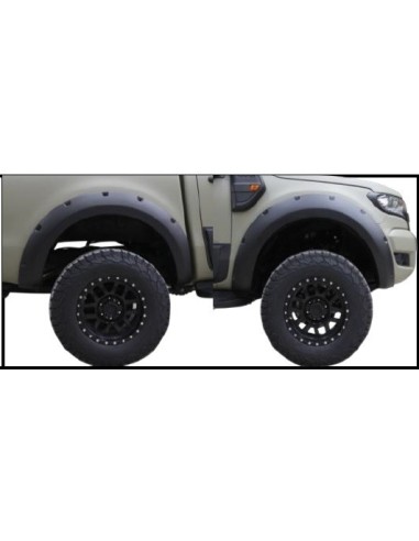 Fender Flares Saf Pocket Style +screws For Ranger 2012+