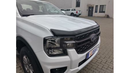 Roll cover, hood guard,window visors installed on Ford Ranger 2024