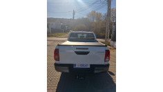 Roll cover, hood guard, window visors installed on Toyota Hilux 2024 2