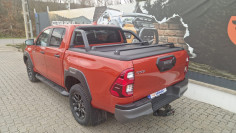 Bed liner, roll cover, rollbar, swing case installed on Toyota Hilux 2025 2