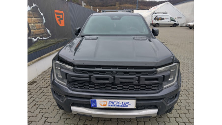 Alha CMX-W canopy, window visors, hood guard installed on Ford Ranger Raptor 2024