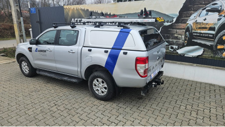 SafeStow 4 sliding ladder rack installed on Ford Ranger 2018