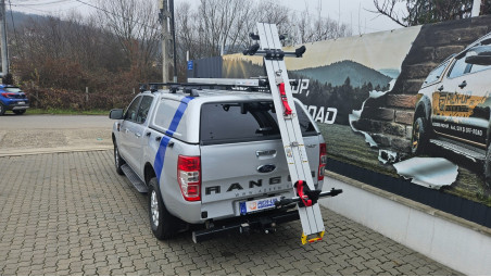 SafeStow 4 sliding ladder rack installed on Ford Ranger 2018