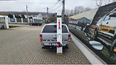 SafeStow 4 sliding ladder rack installed on Ford Ranger 2018