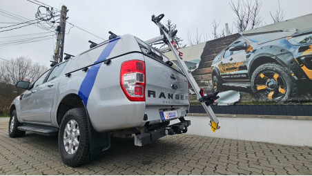 SafeStow 4 sliding ladder rack installed on Ford Ranger 2018