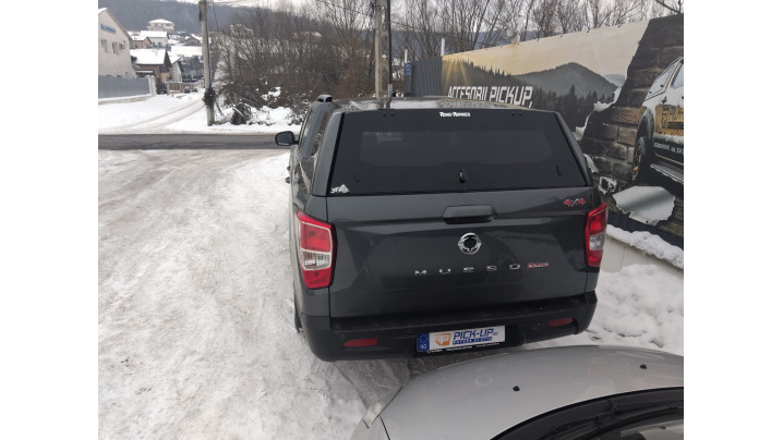 Road Ranger canopy installed on Ssang Yong Musso Grand 2024