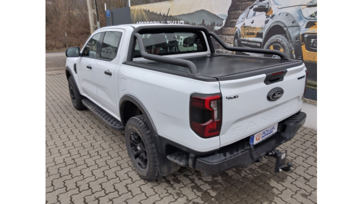 Roll cover and hood guard installed on Ford Ranger Tremor 2025