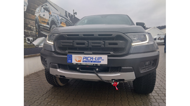 Warn Evo 10S winch installed on Ford Ranger Raptor 2022