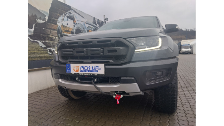 Warn Evo 10S winch installed on Ford Ranger Raptor 2022