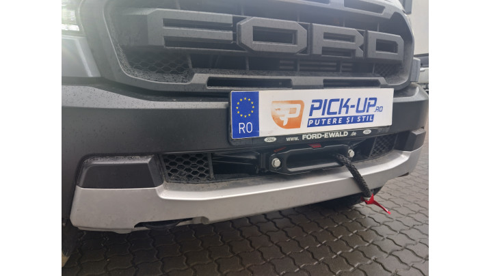 Warn Evo 10S winch installed on Ford Ranger Raptor 2022