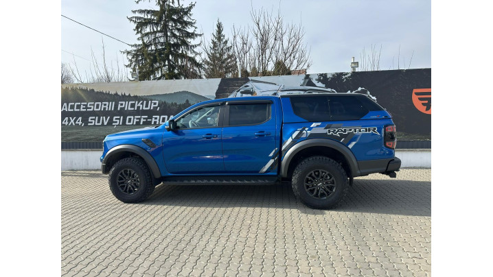 Alpha Type E+ Air canopy,window visors,hood guard installed on Ford Ranger Raptor 2025