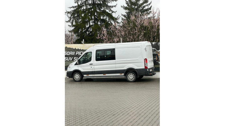Bullbar, side protection installed on Ford Transit 2018