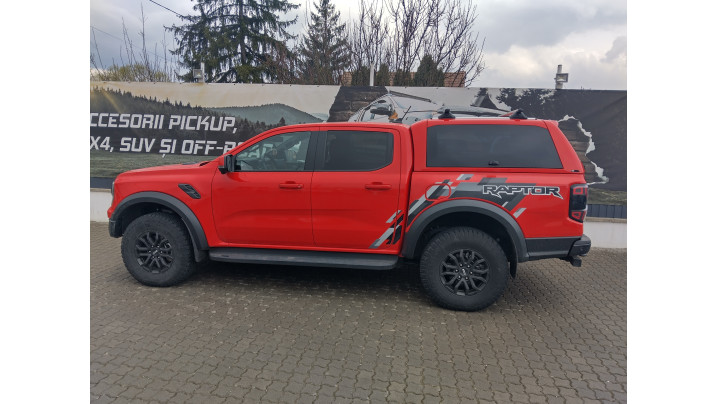 Alpha CMX-W canopy installed on Ford Ranger Raptor 2023