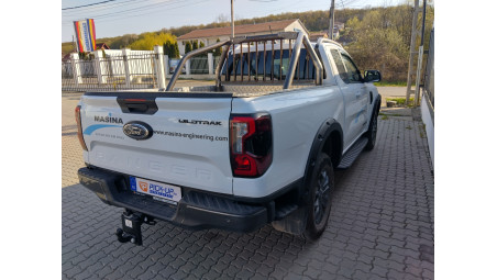 Warn EVO 12S winch, fender flares, window visors installed on Ford Ranger Wiltrak Extra Cab 2025