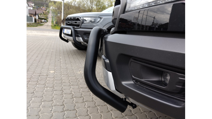 Misutonida bullbars on two 2022 Ford Ranger Raptors