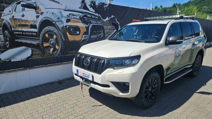 Montare bara led pe Toyota Land Cruiser 150, 2022