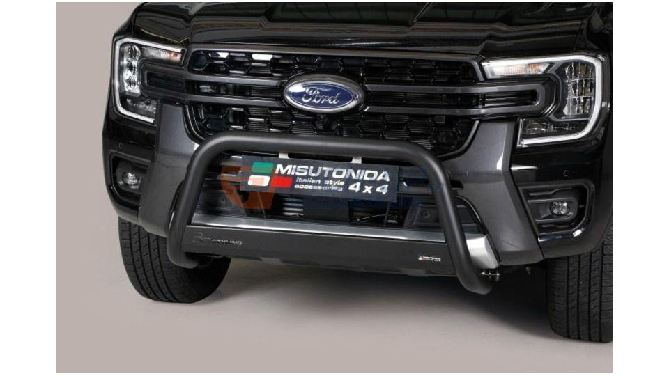 BULLBAR STAINLESS STEEL FORD RANGER 2023+ black MED 525
