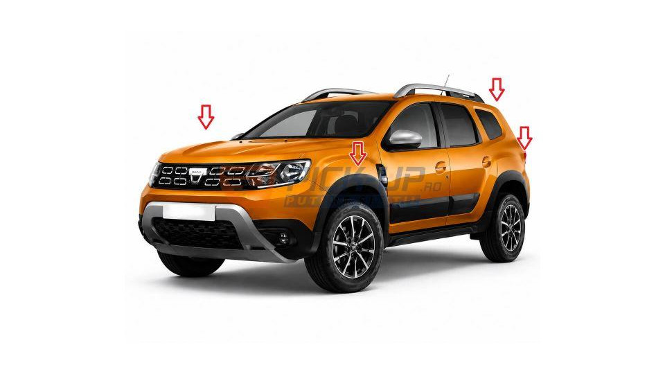 Aparatori aripi Dacia Duster 2018- OMT AA