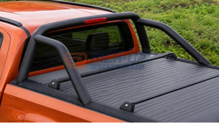 ROLLBAR RULOU EVO BLACK WITH LED BREAK ISUZU D-MAX 2019+
