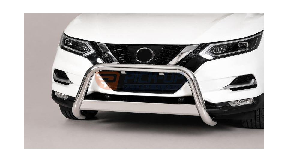 Bullbar Med 363 Nis Qashqai 2017+bara De Inox Bullbar Mediu