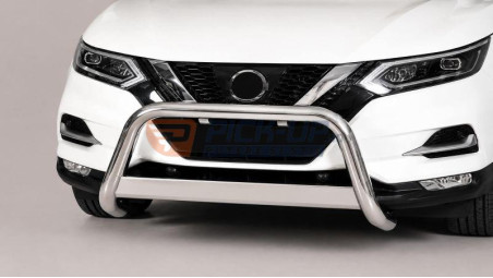 Bullbar Med 363 Nis Qashqai 2017+bara De Inox Bullbar Mediu