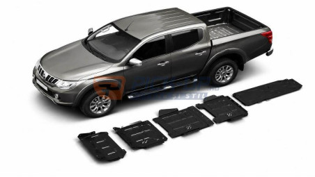 Set scut aluminiu 4mm  Mitsubishi L200 2015 RIV 