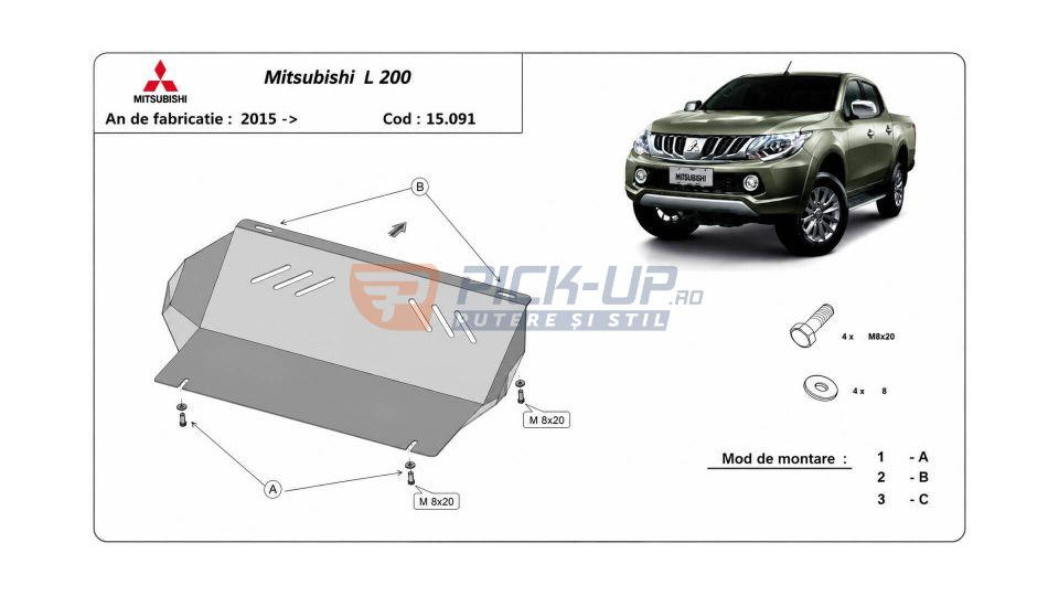 Scut radiator Mitsubishi L200 2016SCP SCUTRAD