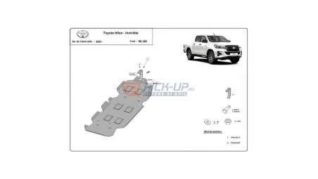 SCUT REZERVOR 99.180 TOYOTA HILUX 2016-