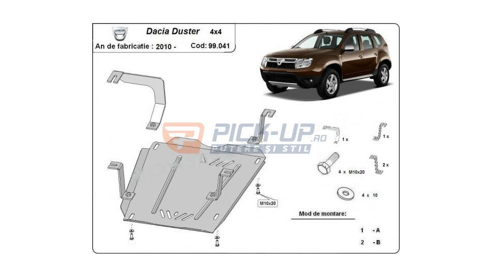  Dacia Duster 2022 SCP SCUTREZ Shield