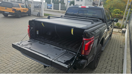 Montare rulou de bena si bare transversale pentru rulou pe Ford F150 Lariat