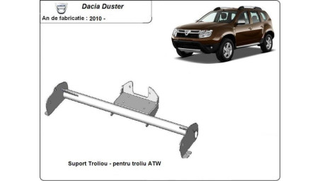 SUPORT TROLIU DAC DUSTER 2018+(FATA-SPATE) PANA IN 2016