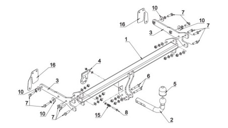 CARLIG DE REMORCARE O94S TOY CHR CARLIG DE REMORCARE O94S TOY CHR