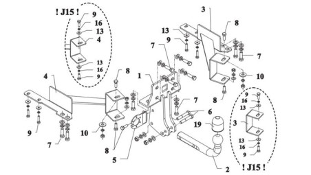 CARLIG DE REMORCARE O53S-MP2LS TOY LC150