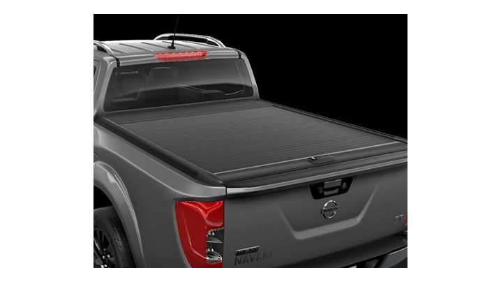 Black Tonneau Cover Mt Nis Np300 2016+