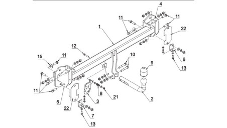CARLIG DE REMORCARE AUG D52 MER GLC200 2019-