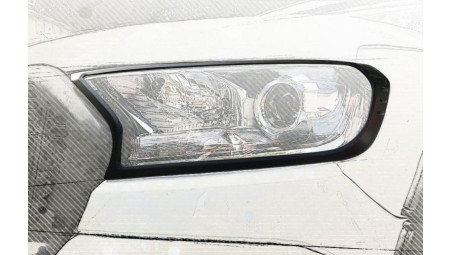 APARATOR FARURI LIMITLESS NEGRU MAT FOR RANGER 2016+