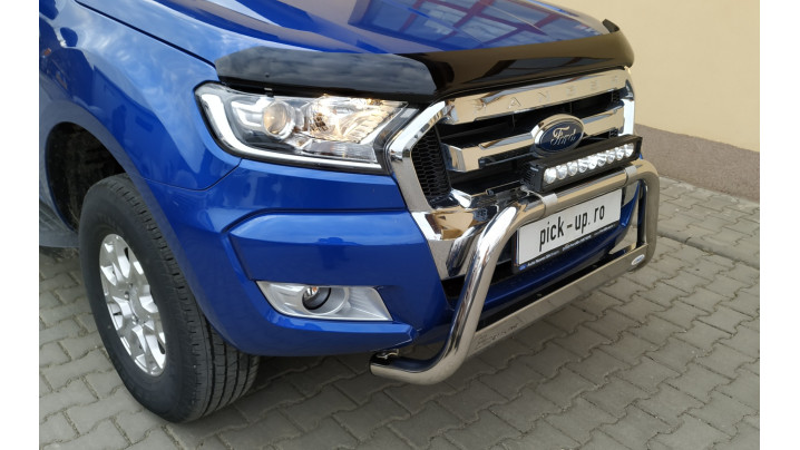 Hardtop GSE, bullbar mediu, reflector VisionX și deflectoare pe Ford ranger - aprilie 2019